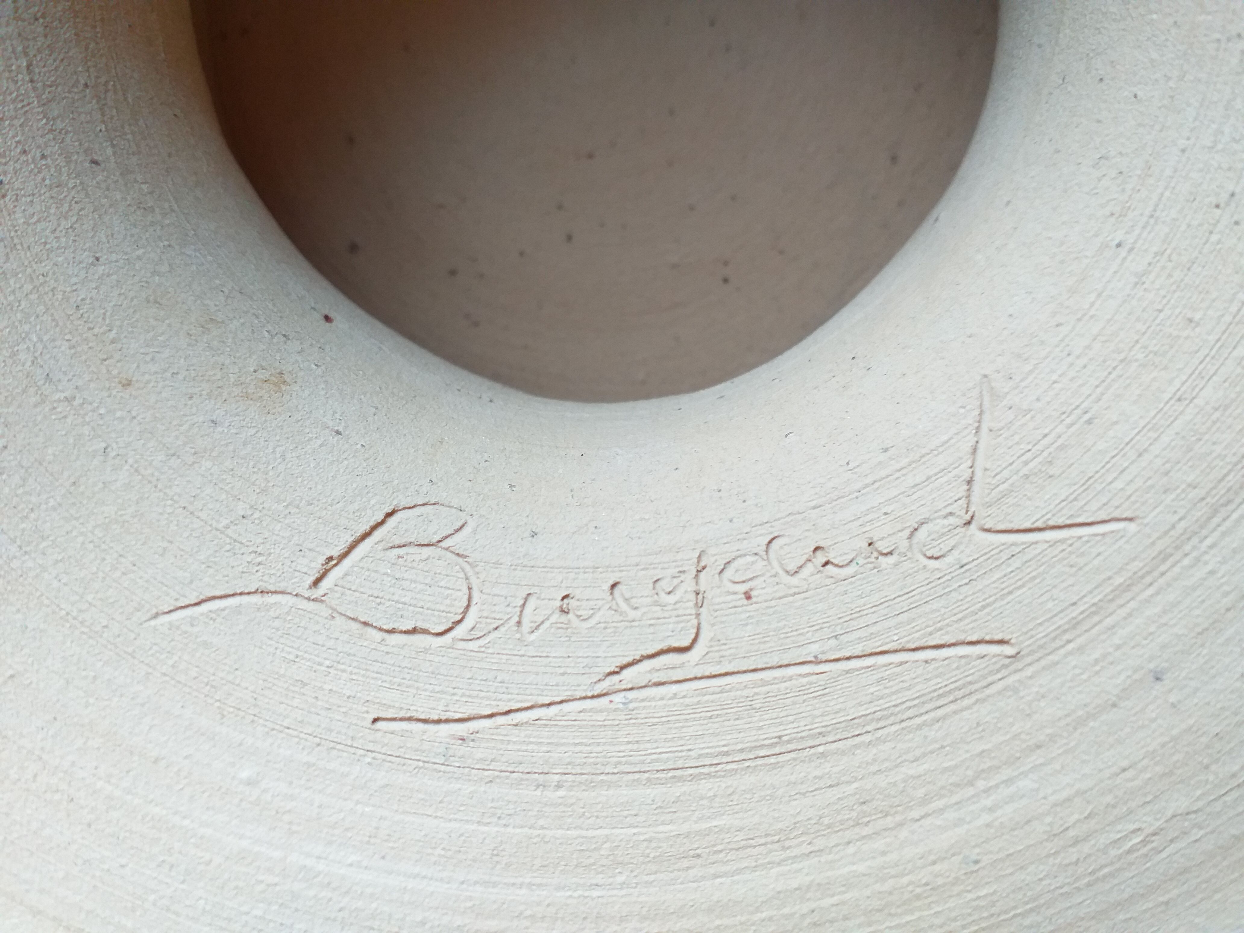 Burgaud's terracotta pottery fruit cup