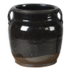 Hú - Black enamelled Chinese confit pot no. 3