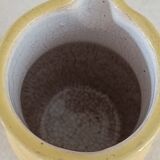 Glazed ceramic pitcher