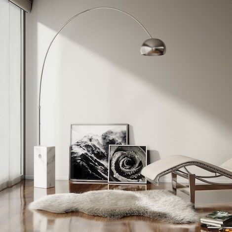 Arco floor lamp by Achille & Pier Giacomo Castiglioni for Flos 1960