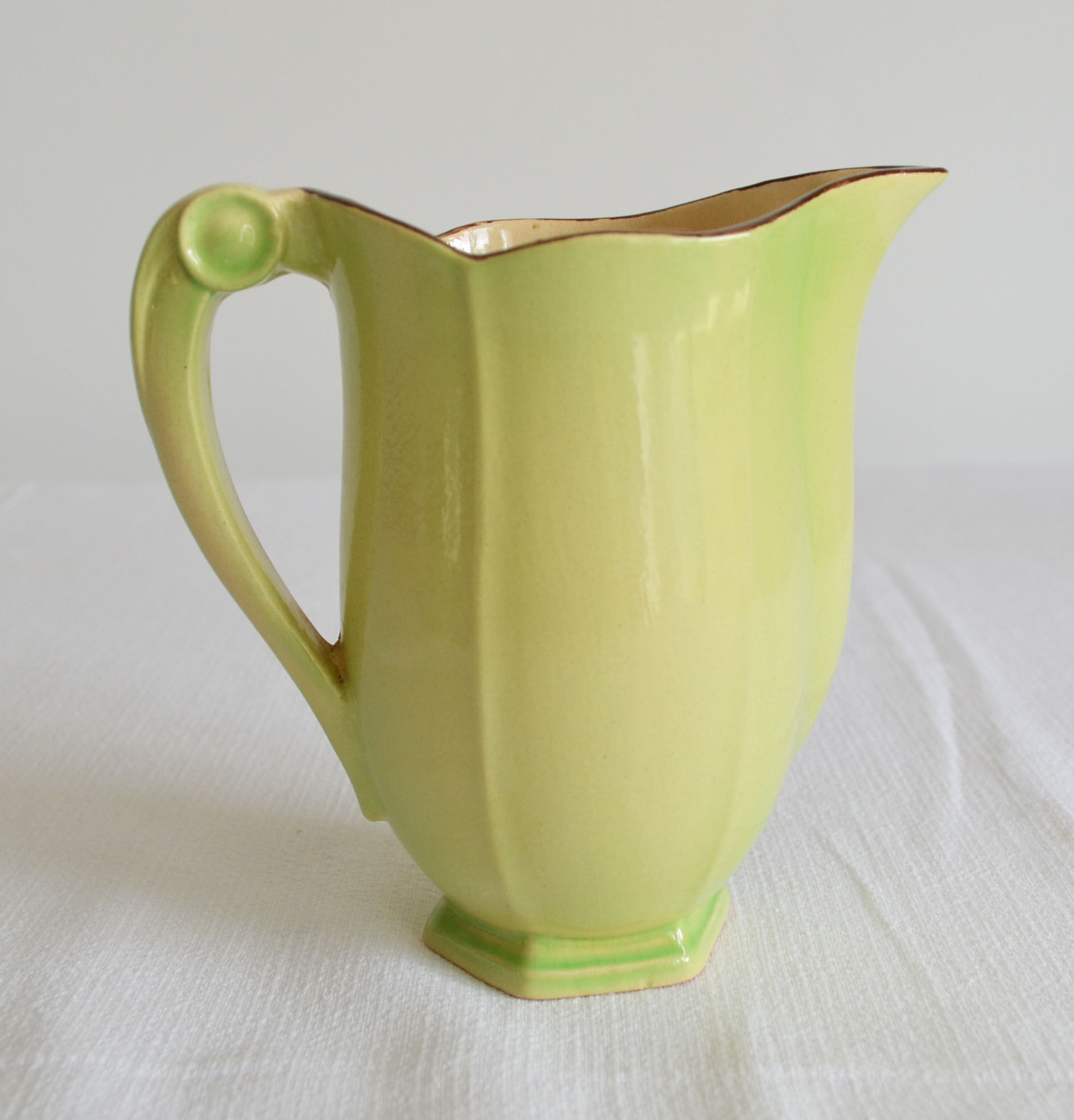 Niderviller art nouveau milk pot