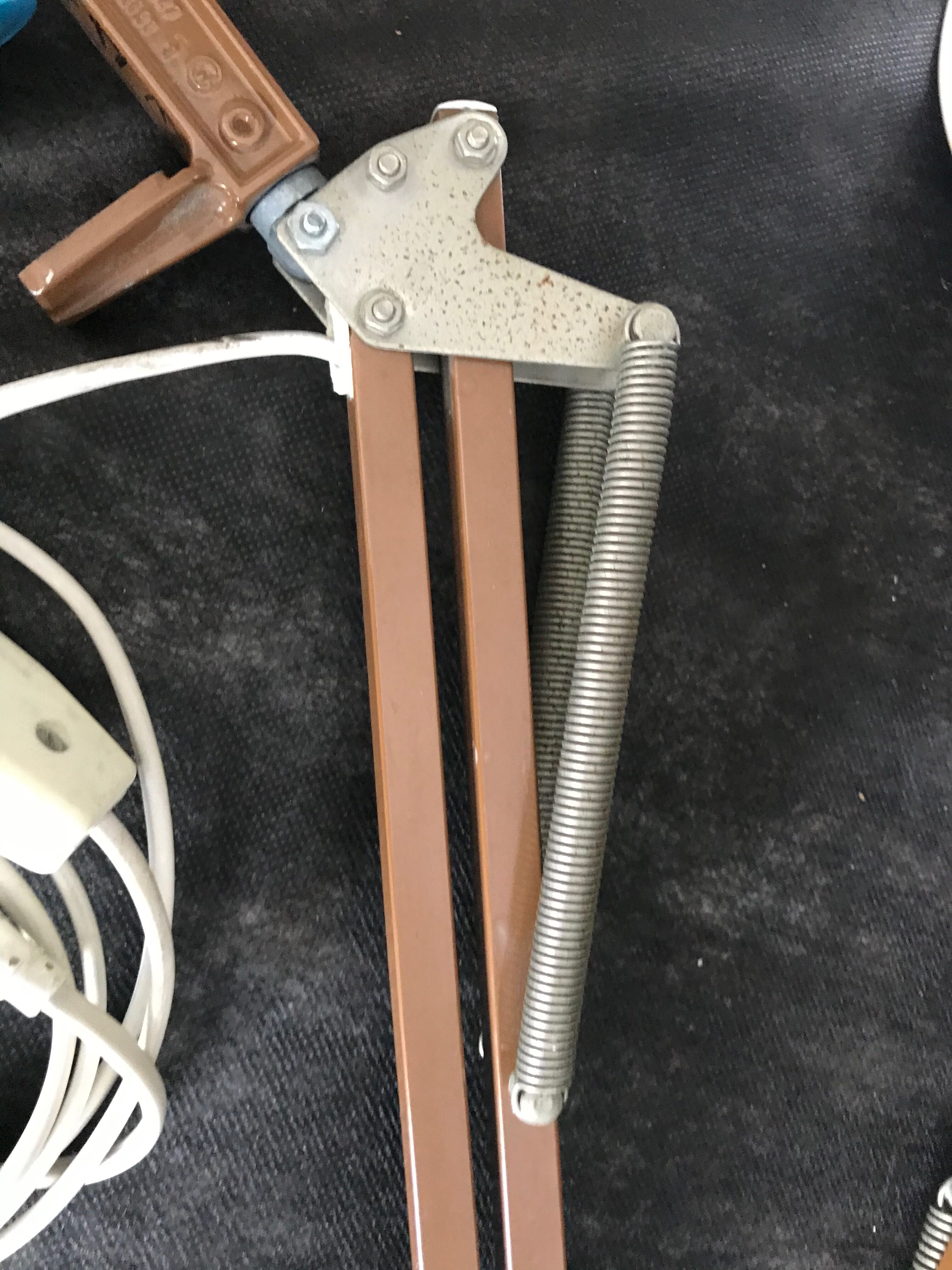 1050 GW Veb Raumleuchte Zeulenroda architect's lamp