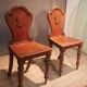 Pair of stool chairs