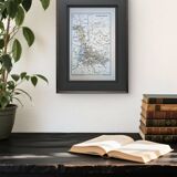 Printed in 1889, Meurthe-et-Moselle, old map.