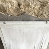 Mid-20th century white wooden fireplace trumeau