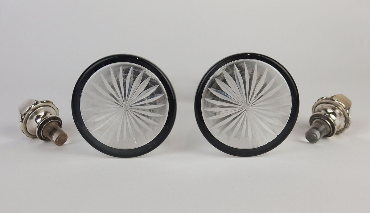 Pair of Art Deco decanters Gallia Cristofle