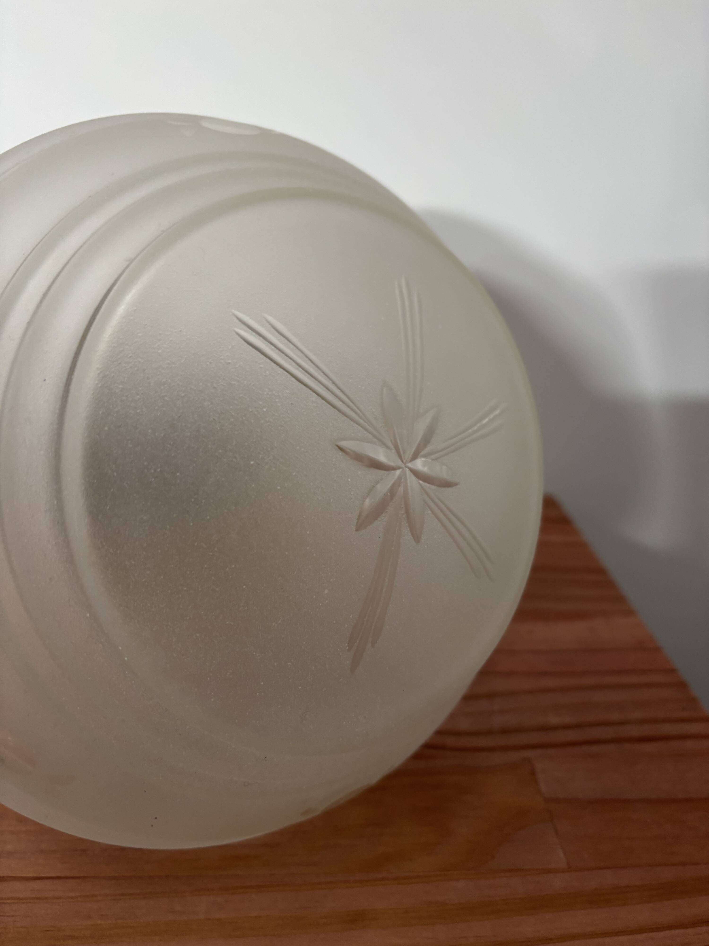 Vintage Art Deco Globe Ceiling Light