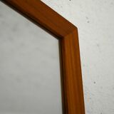 Teak framed mirror