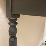 Small restored farm table