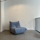 Chauffeuse togo bleu par Michel Ducaroy pour Ligne Roset