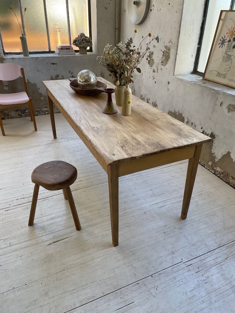 Oak and pine farm table 2m