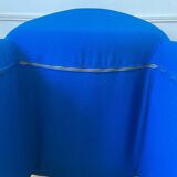 Chauffeuse atal en laine bleue  vintage