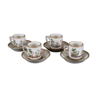 Service de café pour 4 douche peintre Richard Ginori