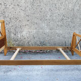 Twin beds to braces 1950