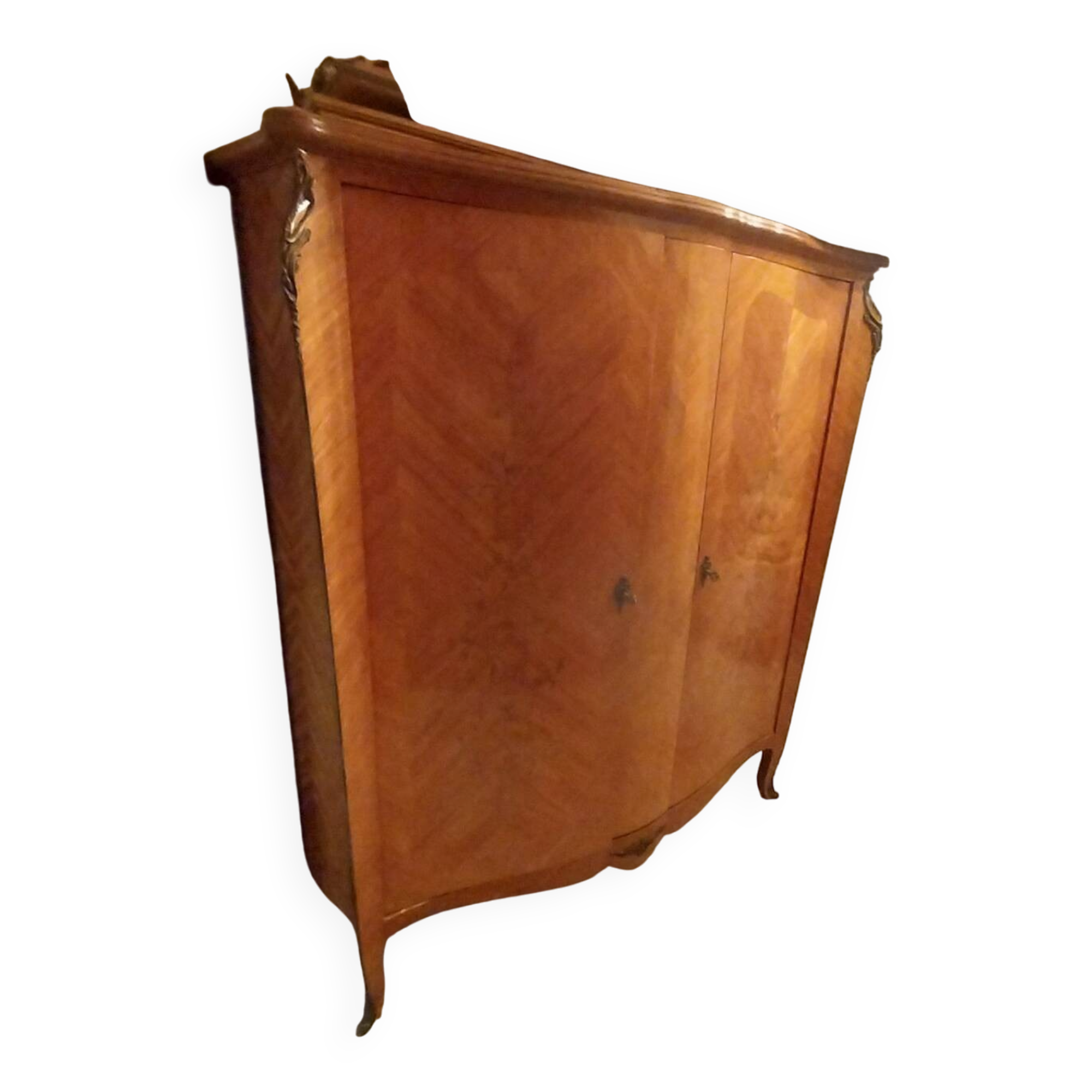 Louis XV style wardrobe with internal drawers.