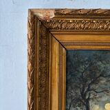 Moonlit landscape, 19th century