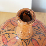 Old Berber vase in painted terracotta