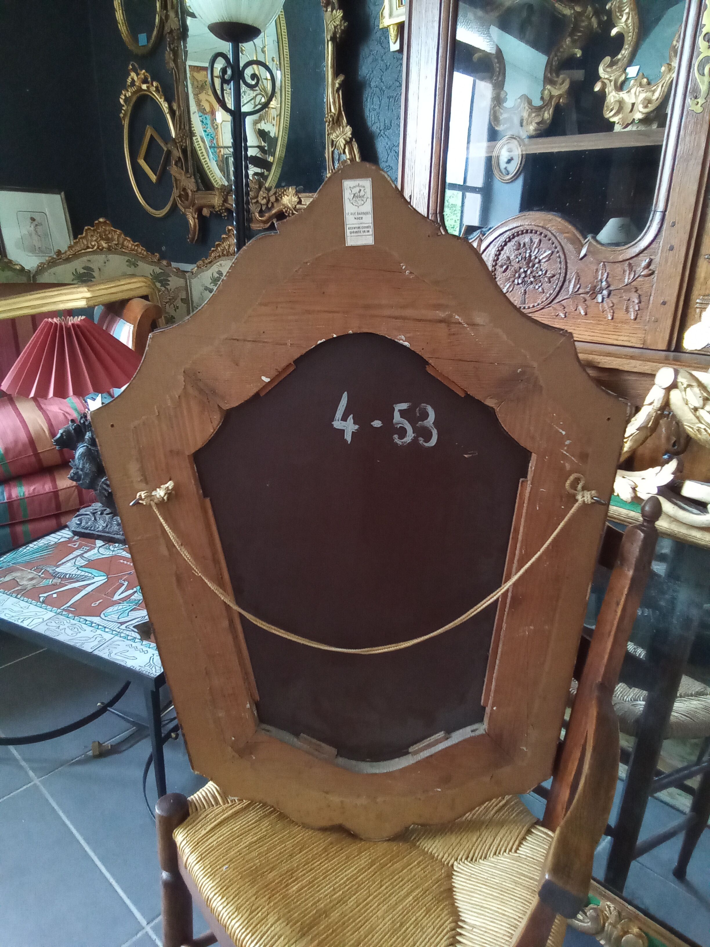 Venetian mirror 84 X 62cm
