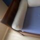 CONVERTIBLE BOAT BED IN PAINTED CHERRY WOOD