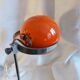 Lampe orange Eye-ball 1970