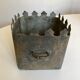 Pot cover 19th in zinc patina of origin