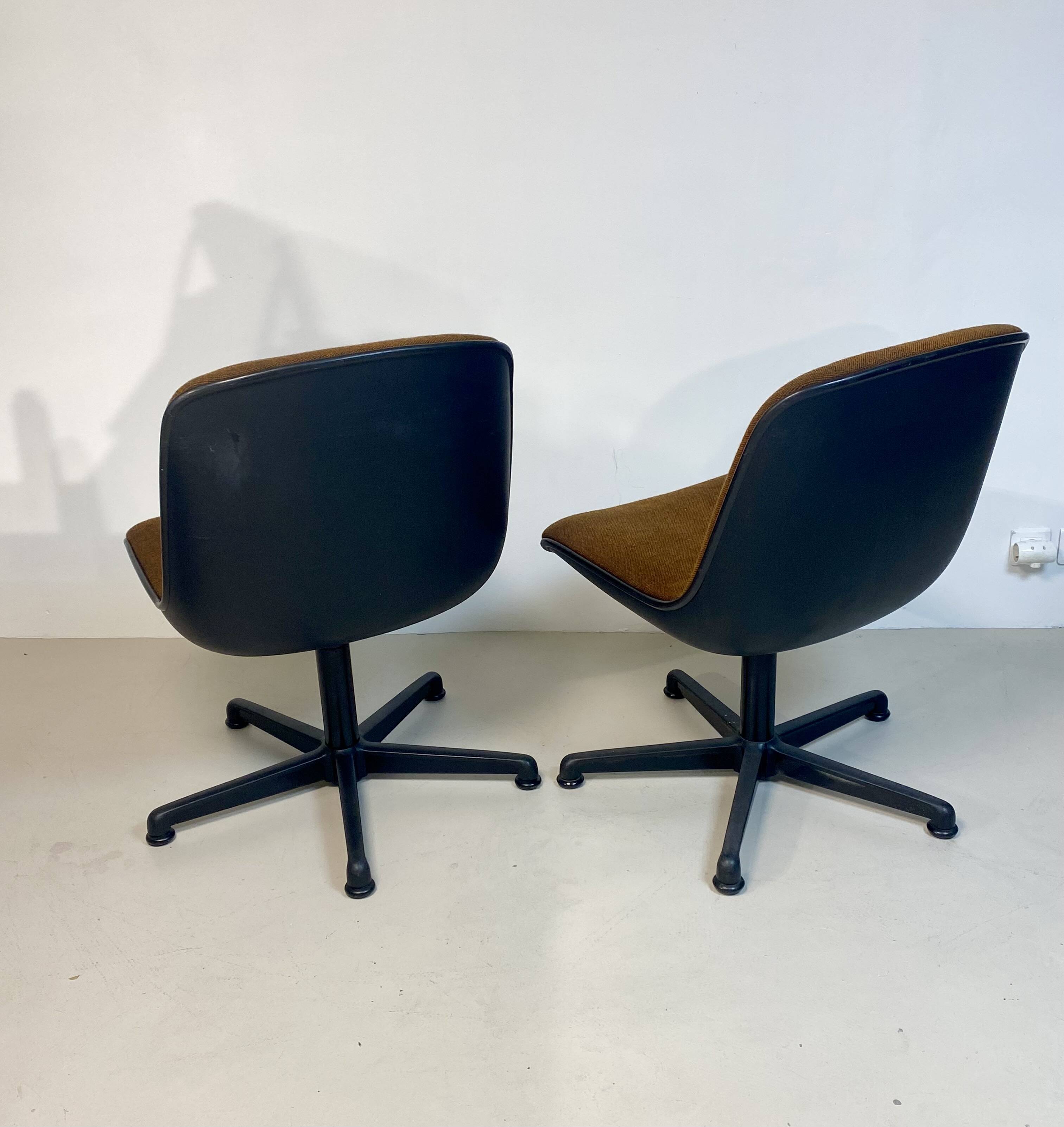 Pair of Comforto armchairs from the 1970s.