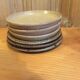 6 stoneware dessert plates