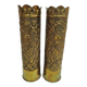 Paire de vases en laiton