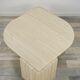 Coffee table in Italian travertine years 70