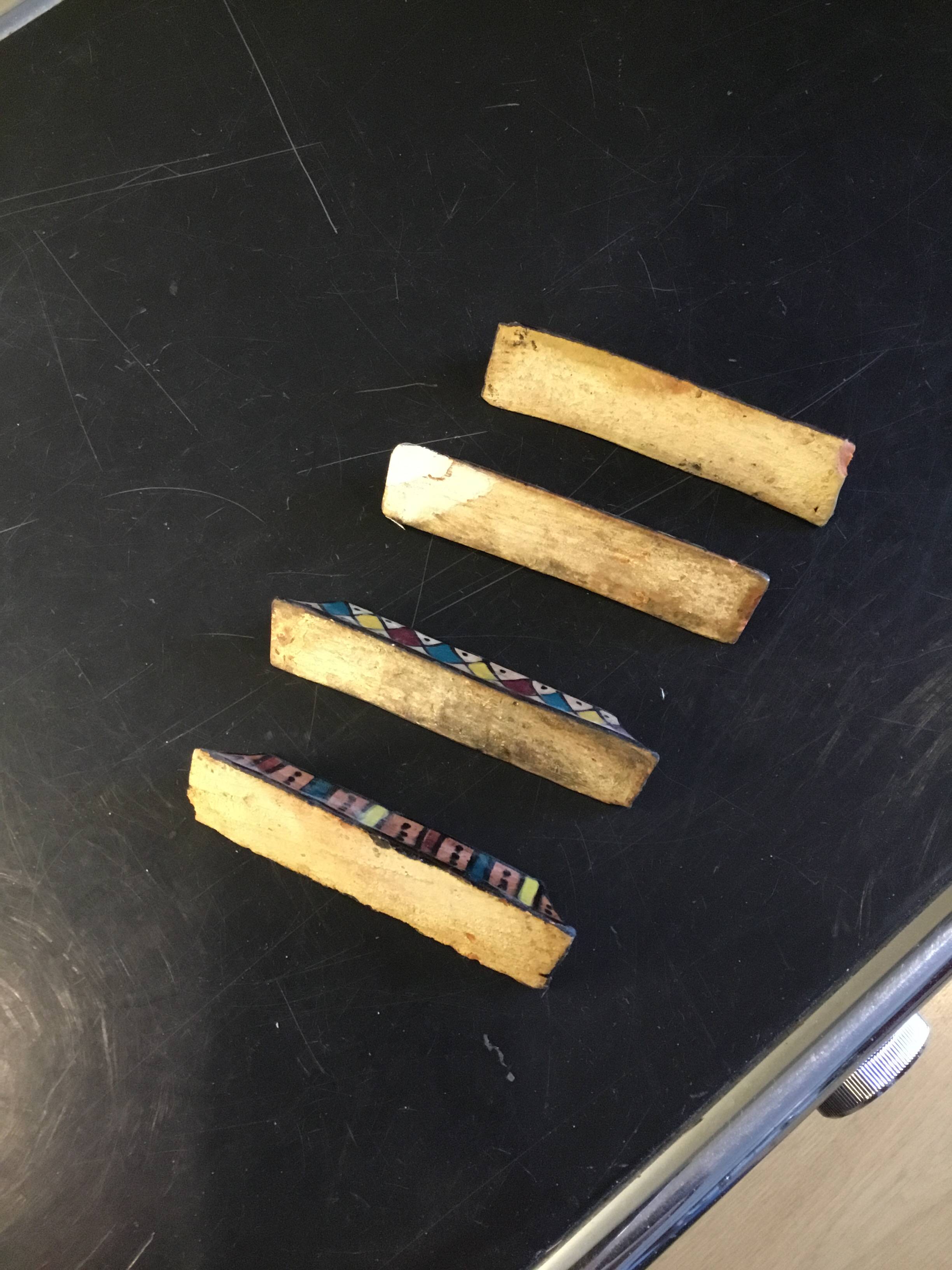 Terracotta ceramic knife holders