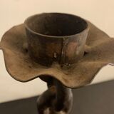 Brutalist chain-shaped candle holder