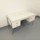 Vintage Bauhaus style desk in melamine and chrome metal from the 1970s.