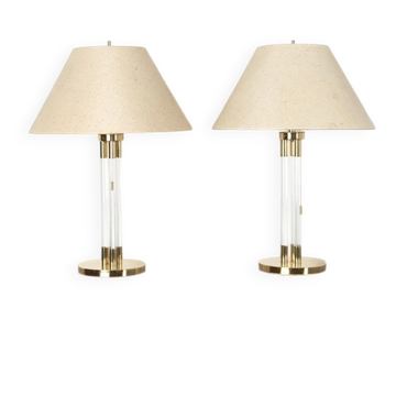 Large Table Lamps, Set of 2