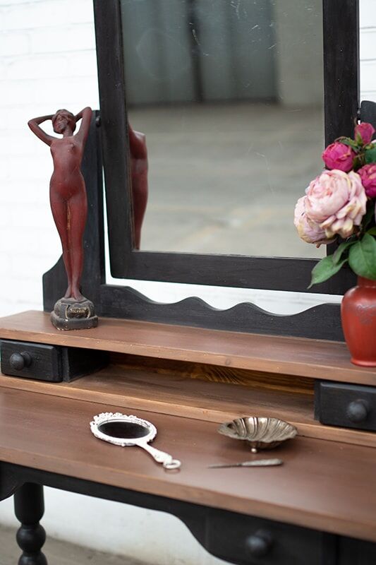 Hairdresser feet Louis Philippe solid pine