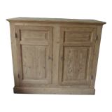 Vintage sideboard in raw pitchpin