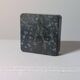 Vintage handmade ashtray in black marble