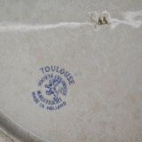 Round plate Maastricht Holland Terre de Fer model Toulouse