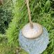 Vintage Origami glass pendant lamp