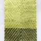 Tapis berbère marocain M'rirt bicolore vert 2,91x2,04m