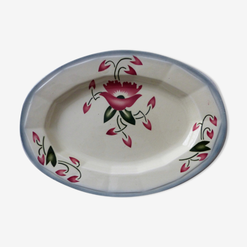 Serving dish in opaque porcelain