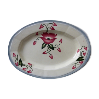 Serving dish in opaque porcelain