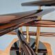 Vintage ceiling light in smoked chrome metal, Sciolari, 1970s