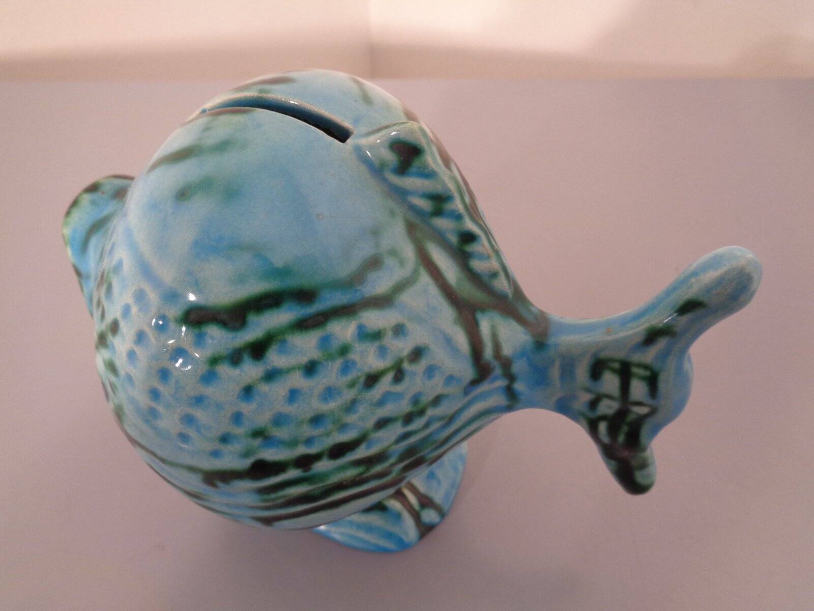Ceramic Fish Money Box, 1970s