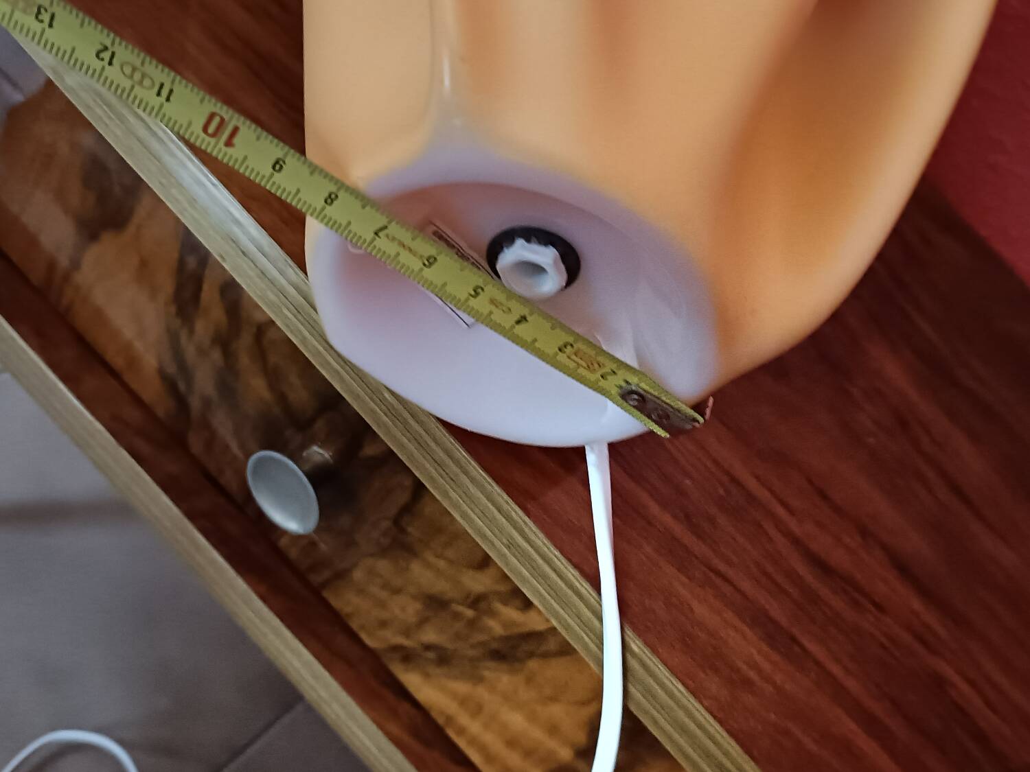 Vintage Exclarares draped lamp