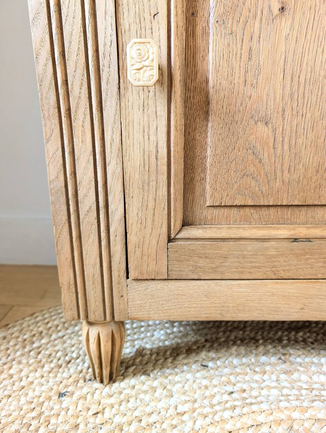 Parisian retro chic oak buffet