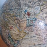 Lebegue 19th century Napoleon III world map globe