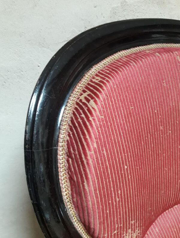 Fauteuil voltaire à crémaillère XIX°