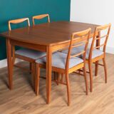 Retro Teak 1960s Vanson Dining Table & 4 Chairs