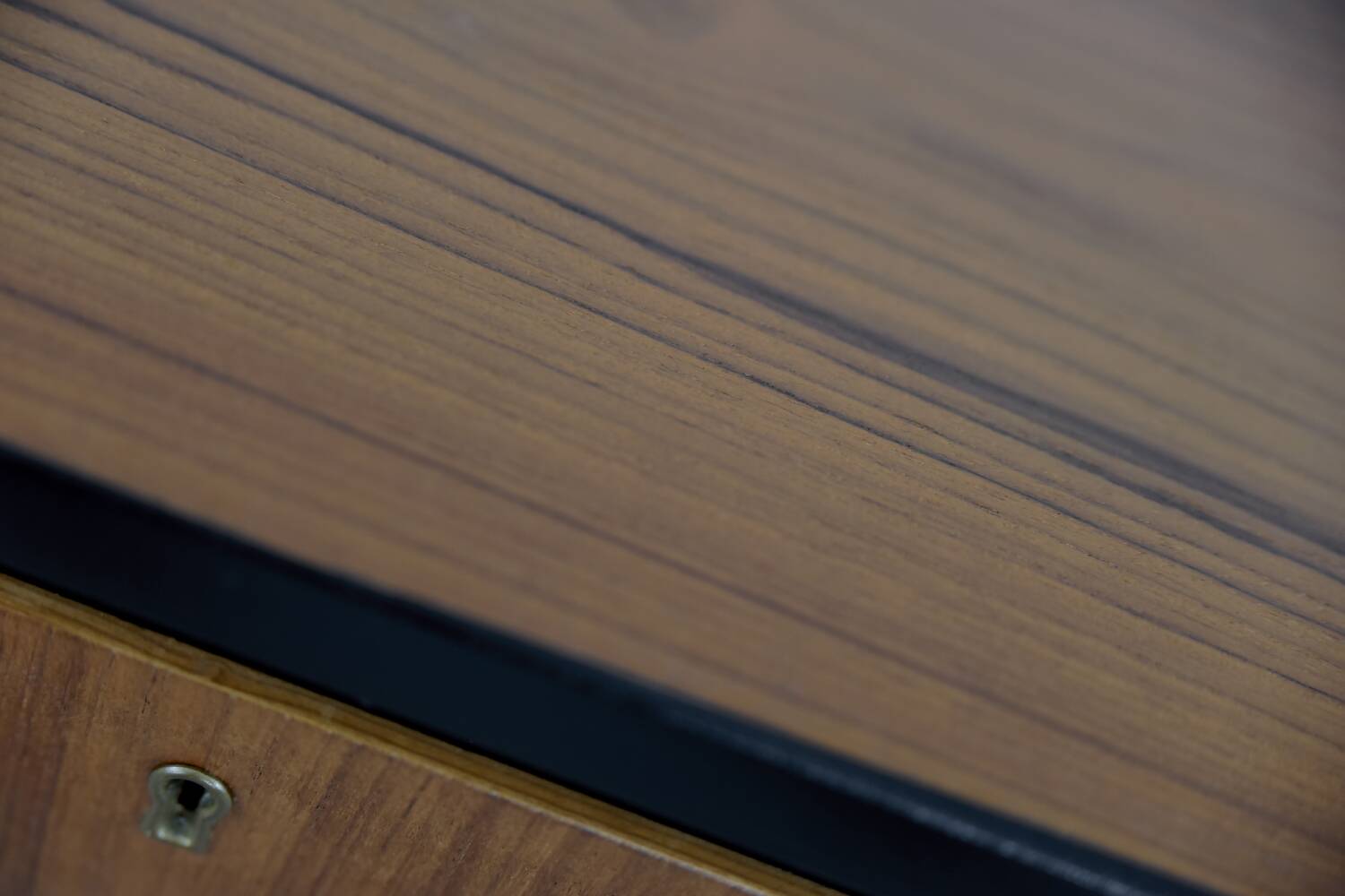 Vintage Swedish teak desk, mid-century modern, 1960s.