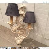 Pair of wall lamps